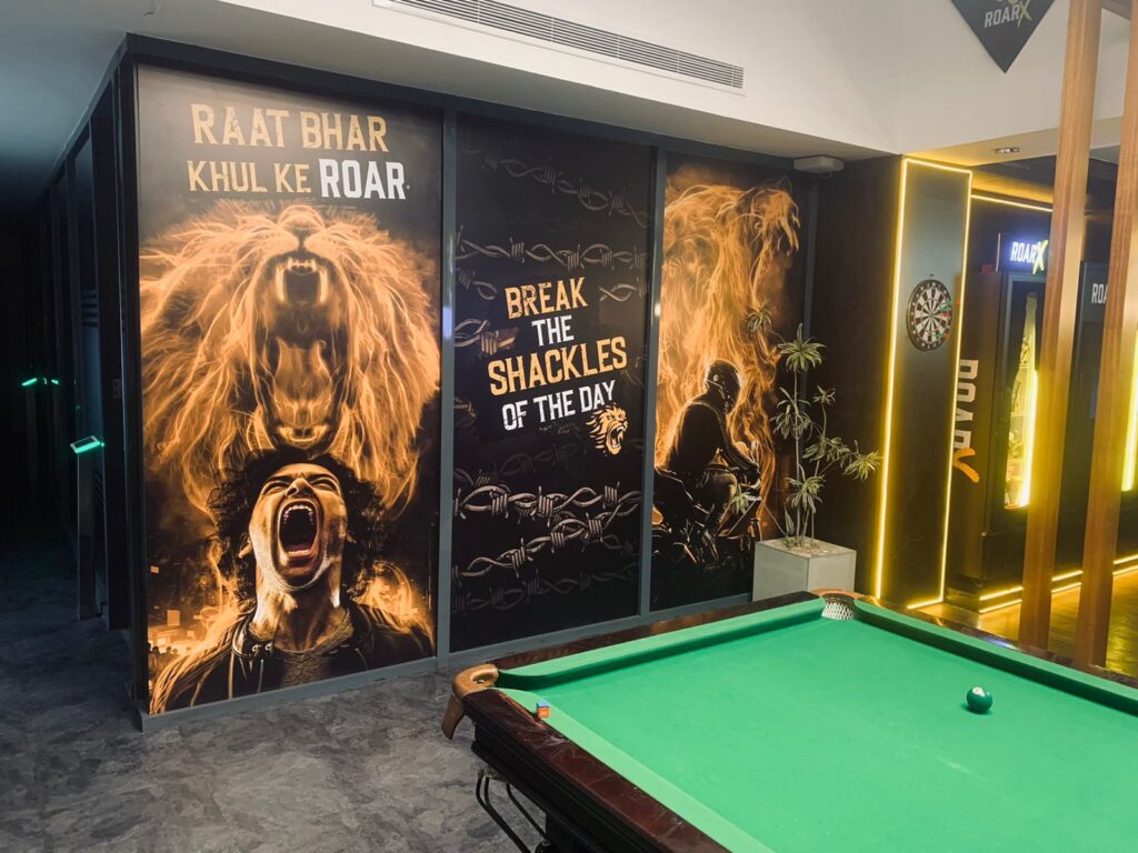 CCI Roar X branding and signage